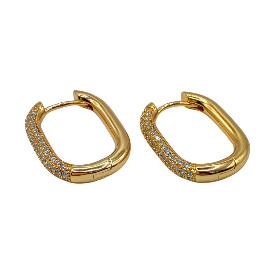 Arracada clip half & half