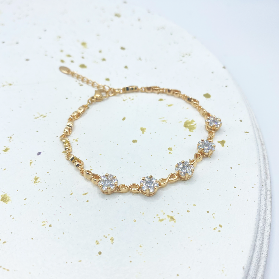 Pulsera infinite flowers