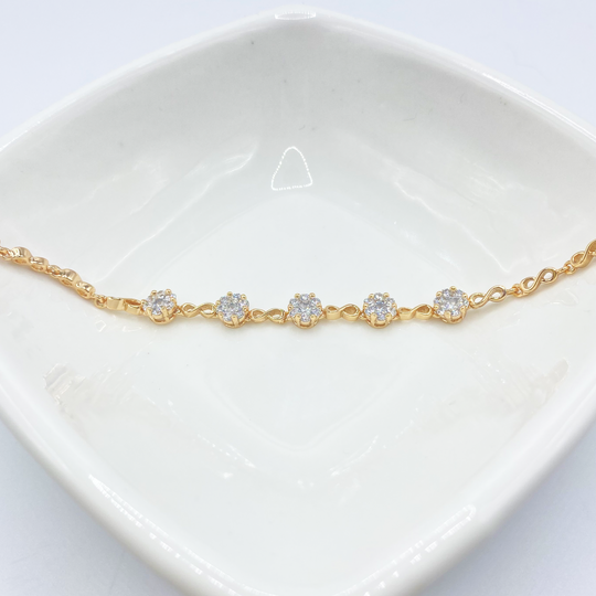 Pulsera infinite flowers