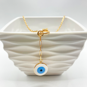 Gargantilla ojo azul