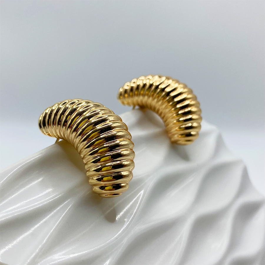 Arracada Golden Seashells