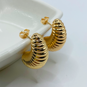 Arracada Golden Seashells