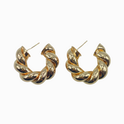 Arracada Glamorous Golden Braiding