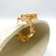 Arracada Ondulada Filigrana