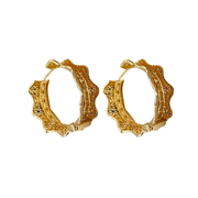 Arracada Ondulada Filigrana