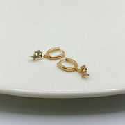 Pendiente Estrella 4 Puntas