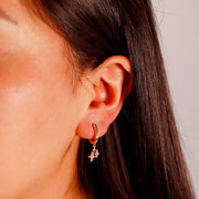 Pendiente Estrella 4 Puntas