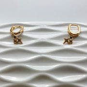 Pendiente Estrella 4 Puntas