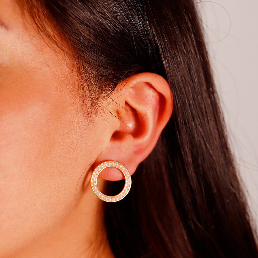 Broquel Circulo Perlado