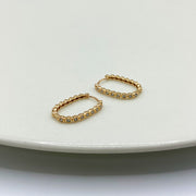 Huggie Alargado Strass