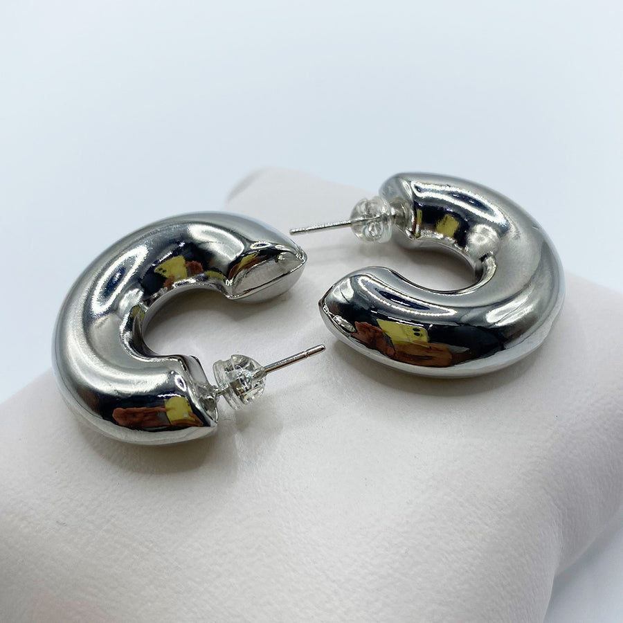 Arracada Bold Plateada