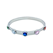 Brazalete Rainbow Plateado