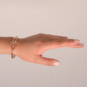 Brazalete Flor Rosado