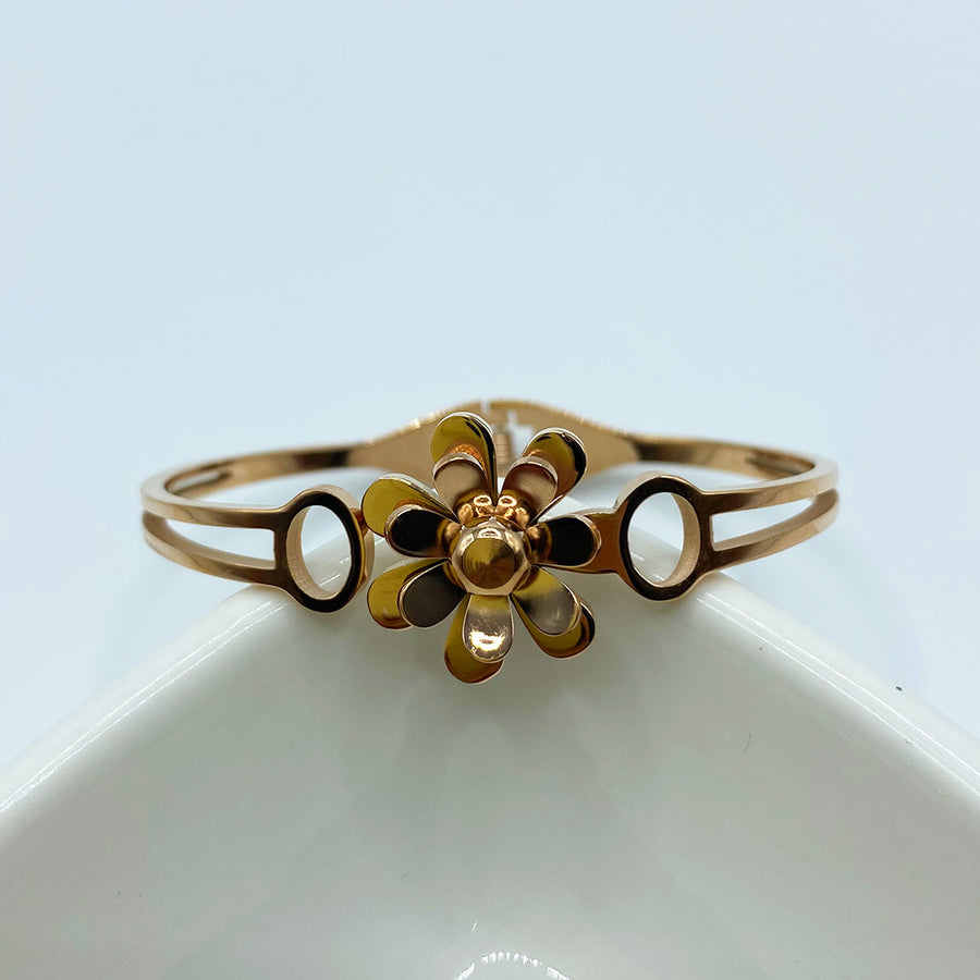 Brazalete Flor Rosado