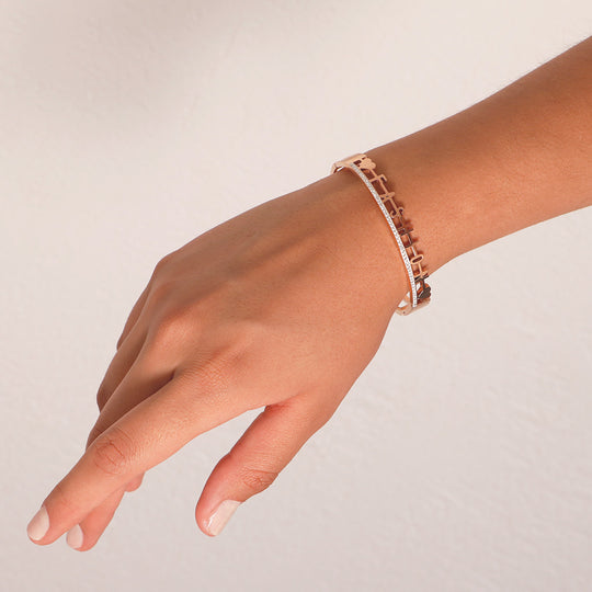 Brazalete Strass Fashion Rosado