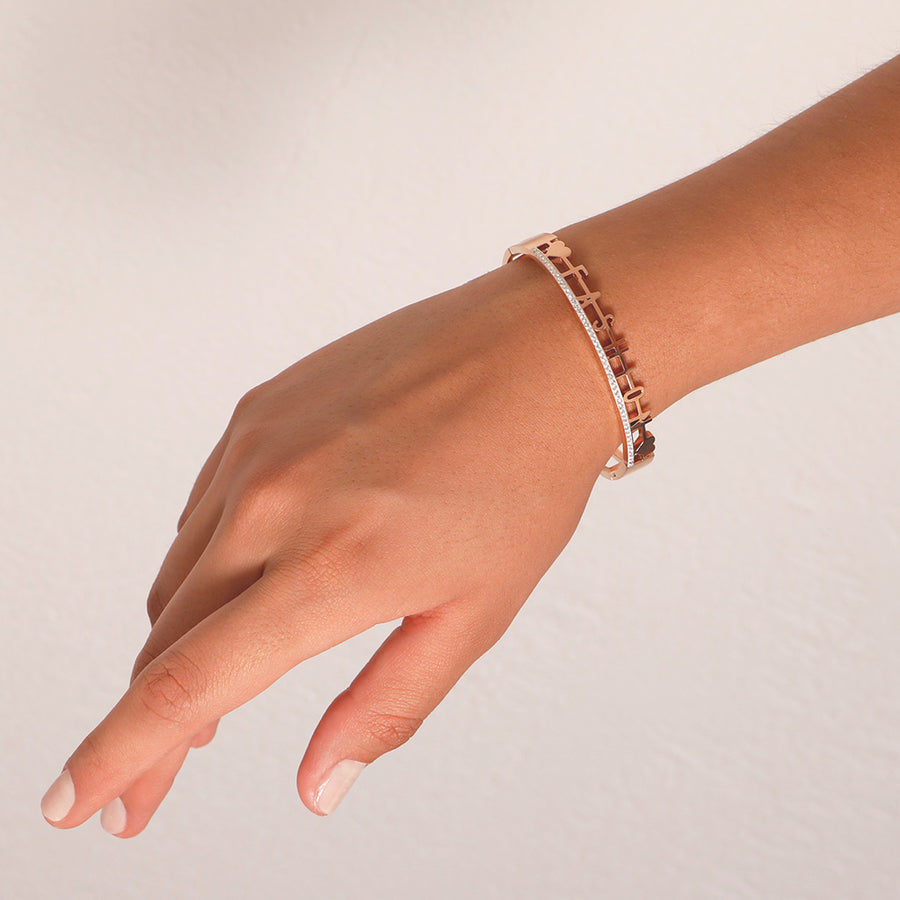 Brazalete Strass Fashion Rosado