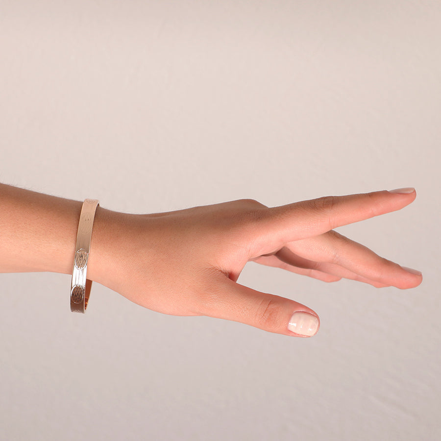 Brazalete Redondo con Textura