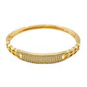 Brazalete Placa Strass