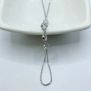 Pulsera & Anillo Plateada