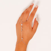 Pulsera & Anillo Plateada