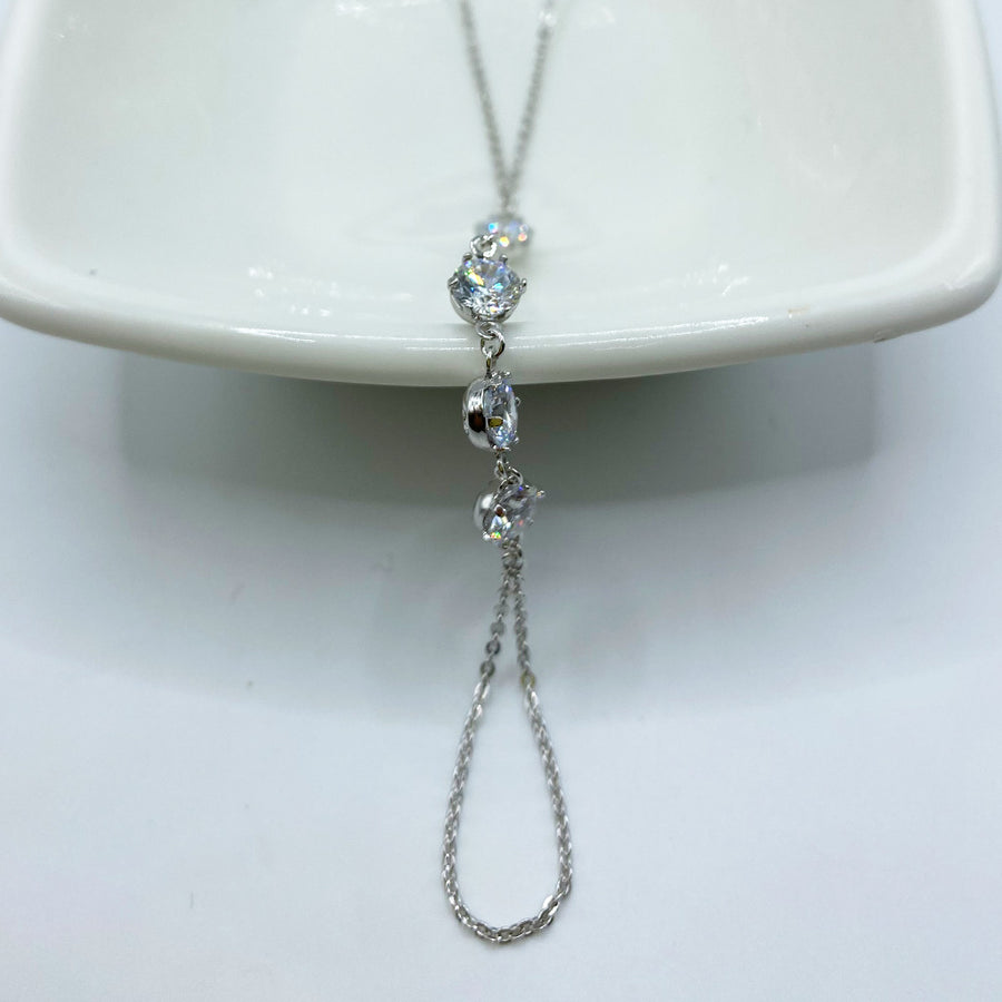 Pulsera & Anillo Plateada