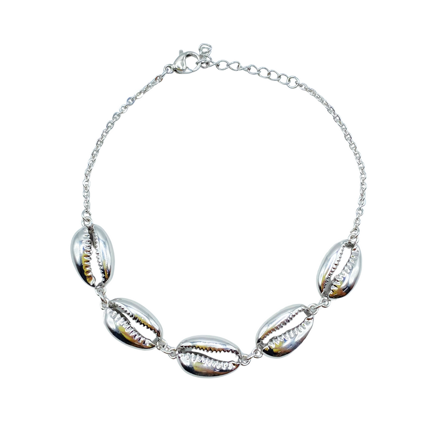 Pulsera Conchitas Plateada