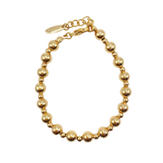 Pulsera Perlas Doradas