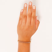 Pulsera Tejido Perlas