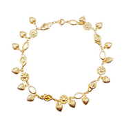 Tobillera Hearts & Flowers