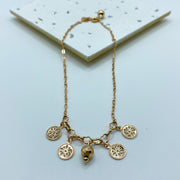 Tobillera Wheel con Llamador de Ángel