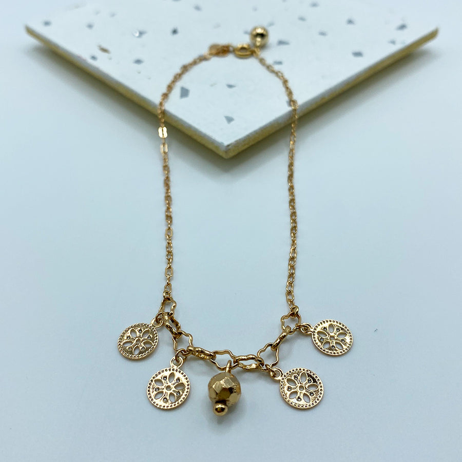 Tobillera Wheel con Llamador de Ángel