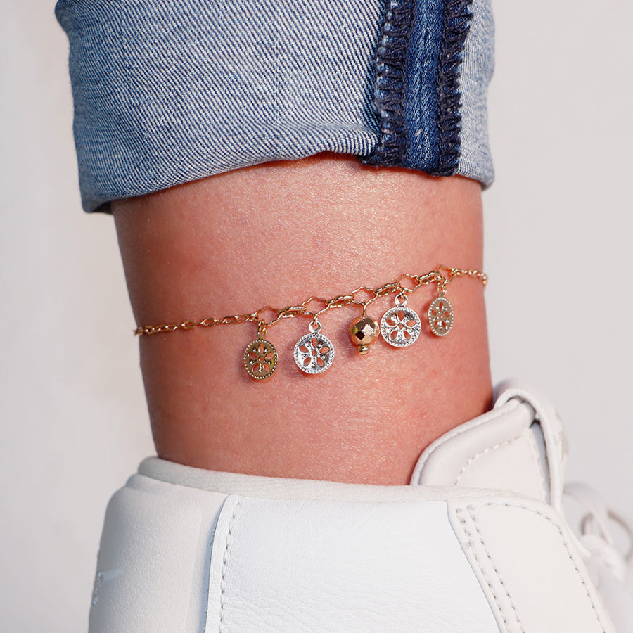 Tobillera Wheel con Llamador de Ángel