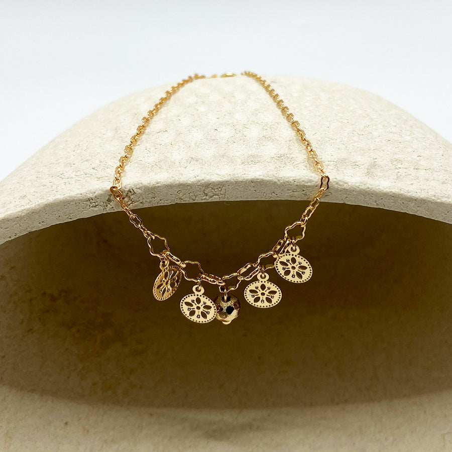 Tobillera Wheel con Llamador de Ángel