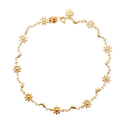 Tobillera Timón con Llamador de Ángel