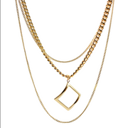 Gargantilla Triple Rombo