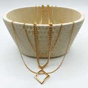 Gargantilla Triple Rombo