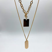 Gargantilla Doble con Medalla