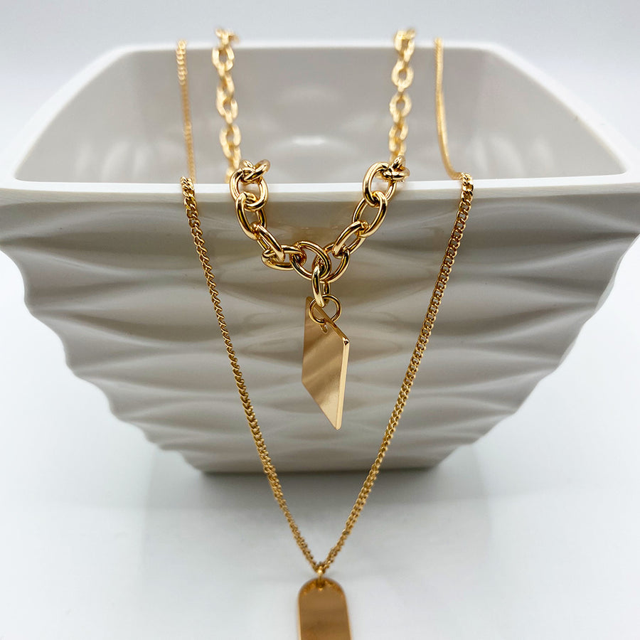 Gargantilla Doble con Medalla