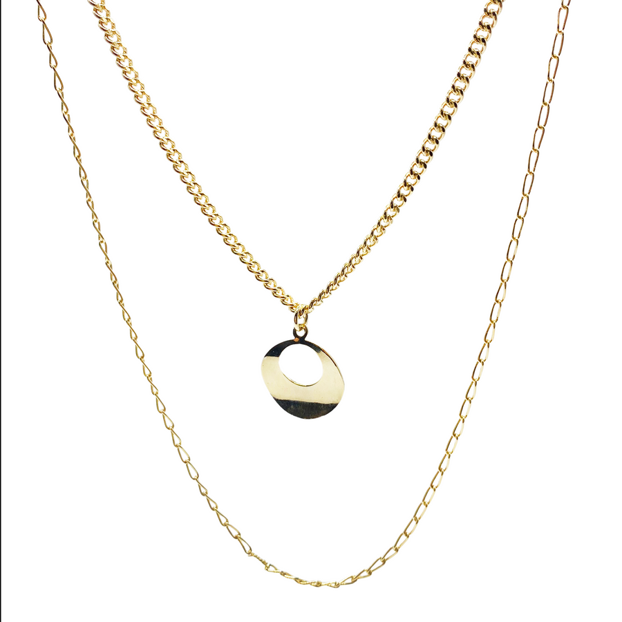 Gargantilla Doble Luna