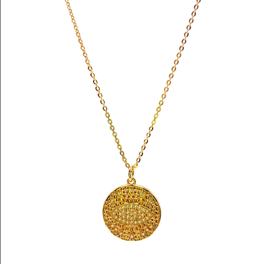 Gargantilla Evil Eye con Zirconia