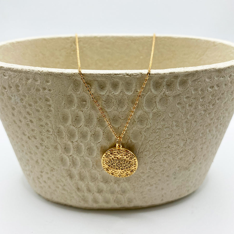 Gargantilla Evil Eye con Zirconia