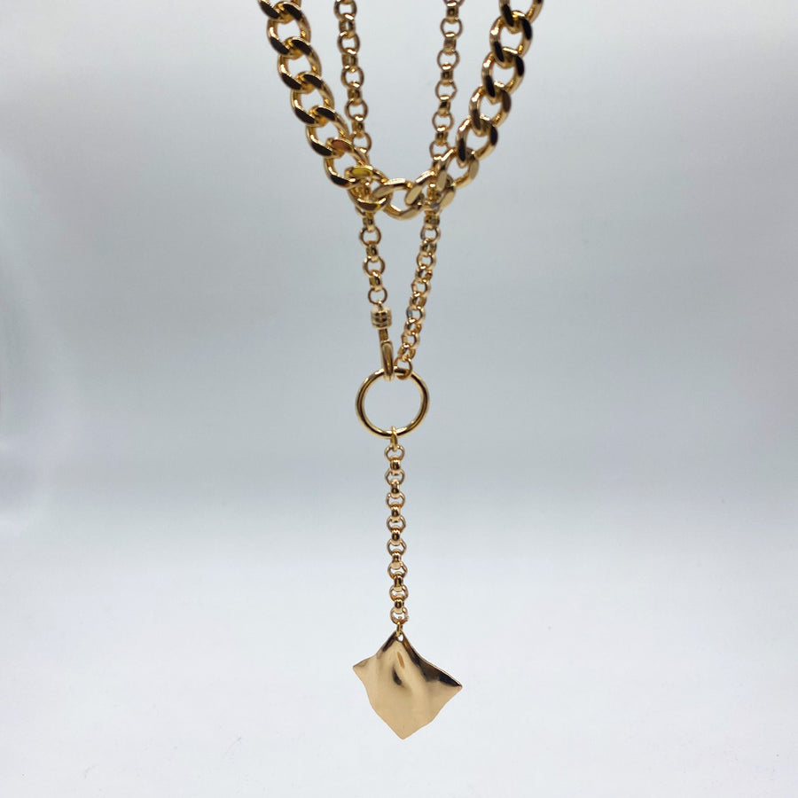 Gargantilla Triple Wave Diamond