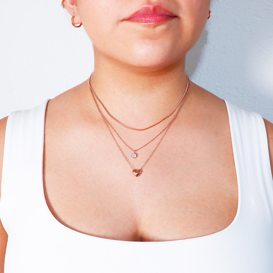 Gargantilla Doble Heart & Dot