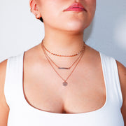 Gargantilla Doble Punto & Barra