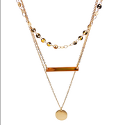 Gargantilla Doble Punto & Barra