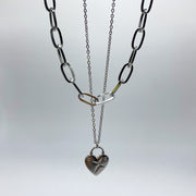 Gargantilla Doble Lock Heart