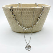 Gargantilla Doble Lock Heart