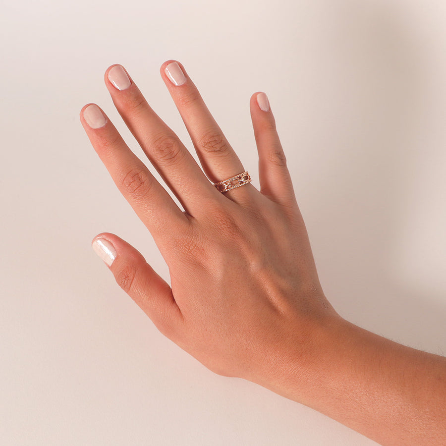 Anillo Cadena Triple