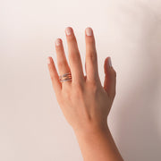 Anillo Doble Criss Cross