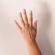 Anillo Eslabon con Pendiente